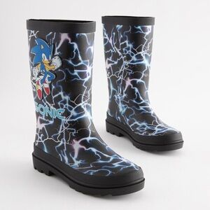 NEXT | Sonic the Hedgehog Rain Boots | Size US 3